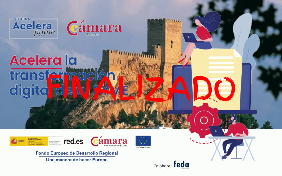 06 de Octubre – ALMANSA – Presentación de la Oficina Acelera Pyme de la Cámara de Comercio. La importancia de digitalizarse: qué beneficios puede obtener mi empresa. Programa Kit Digital.