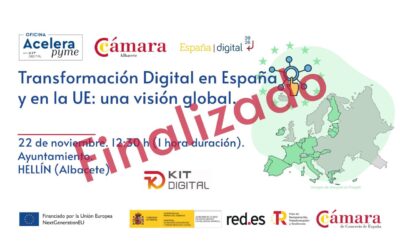 22/11/2023 – HELLÍN – Transformación Digital en España y en la UE: una visión global.