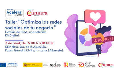 03/04/2025 – LETUR – Optimiza las redes sociales de tu negocio. Gestión de RRSS, una solución Kit Digital.