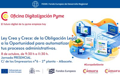 08/10/2026 – Ley Crea y Crece: de la Obligación Legal a la Oportunidad para automatizar tus procesos administrativos. AFORO COMPLETADO